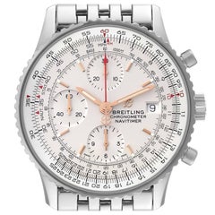 Breitling Navitimer Heritage Stahl-Herrenuhr mit silbernem Zifferblatt A13324 Boxkarte