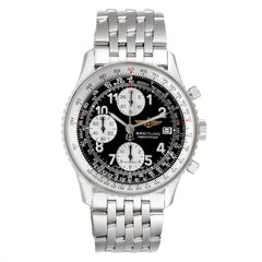 Breitling Navitimer II Black Dial Chronograph Men's Watch A13322 Box