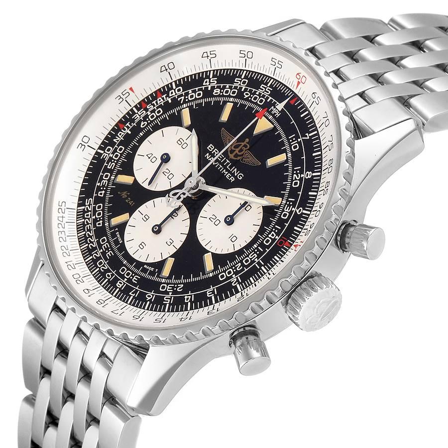 Breitling Navitimer Limited Edition 250 Steel Men's Watch A11022 In Excellent Condition For Sale In Atlanta, GA