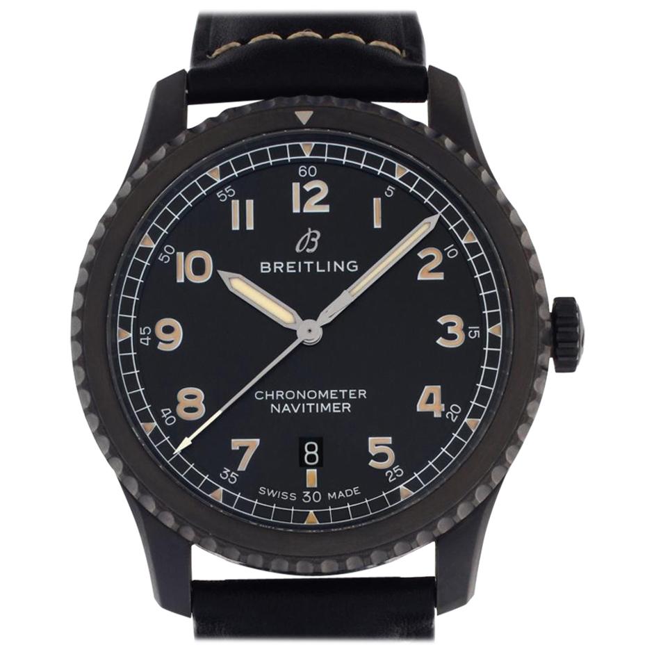 Breitling Navitimer M17314101B1X1 Black Steel Black Dial Automatic Watch im Angebot
