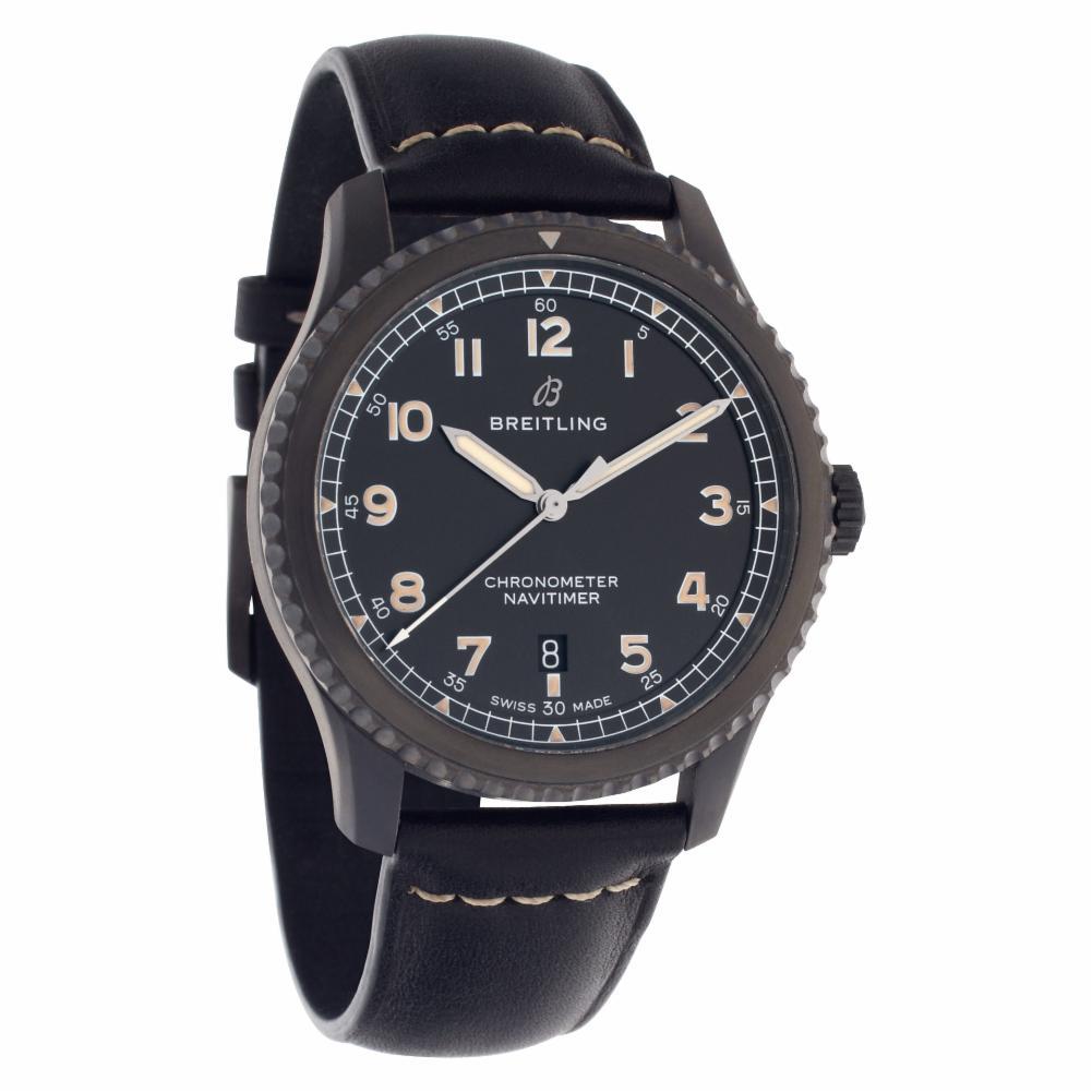 Breitling Navitimer M17314101B1X1 Black Steel Black Dial Automatic Watch im Zustand „Hervorragend�“ im Angebot in Miami, FL