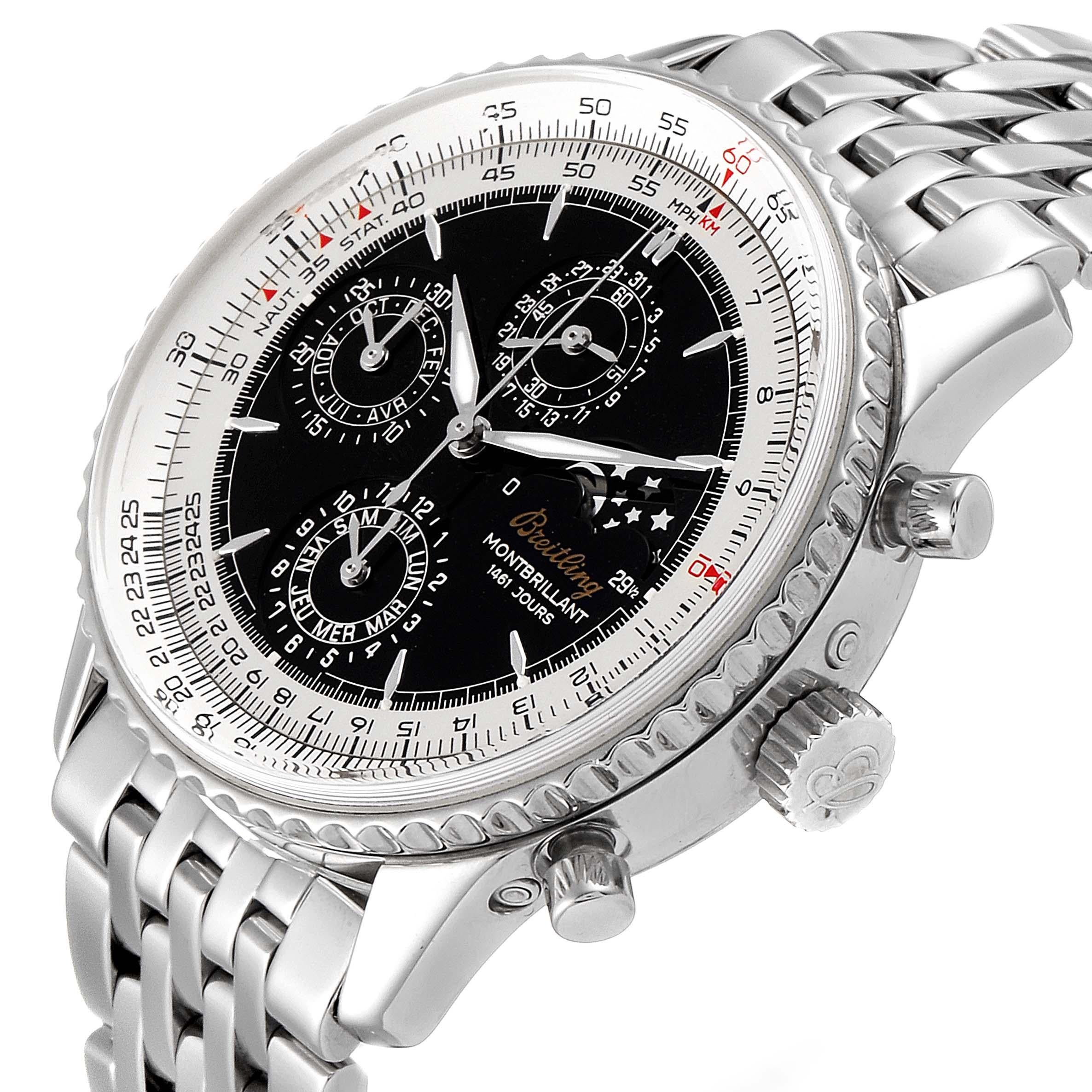 Breitling Navitimer Montbrillant 1461 Jours Moonphase Herrenuhr A19030 im Angebot 3