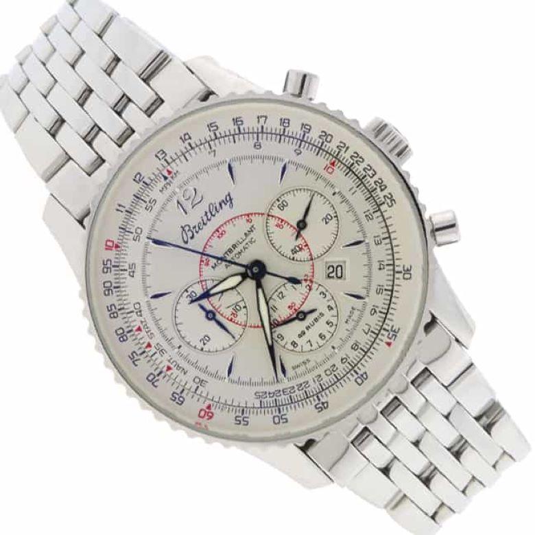 Breitling Navitimer Montbrillant 38MM Chronograph Automatic Stainless Steel Mens Watch A41330

Breitling Montbrillant Chronograph Automatic Stainless Steel Mens Watch, A41330. Self-winding Breitling 41 automatic movement. Stainless steel case 38mm