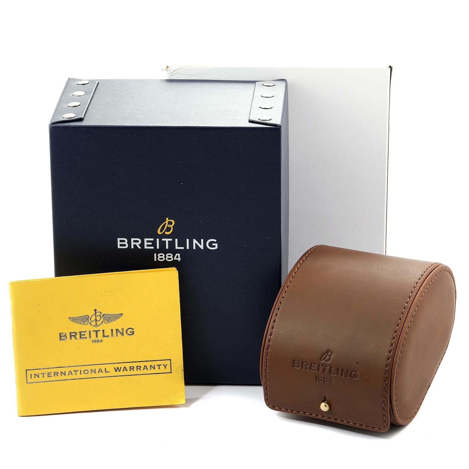 Breitling Navitimer Montbrillant Datora Steel Men’s Watch A21330 Box Papers 8
