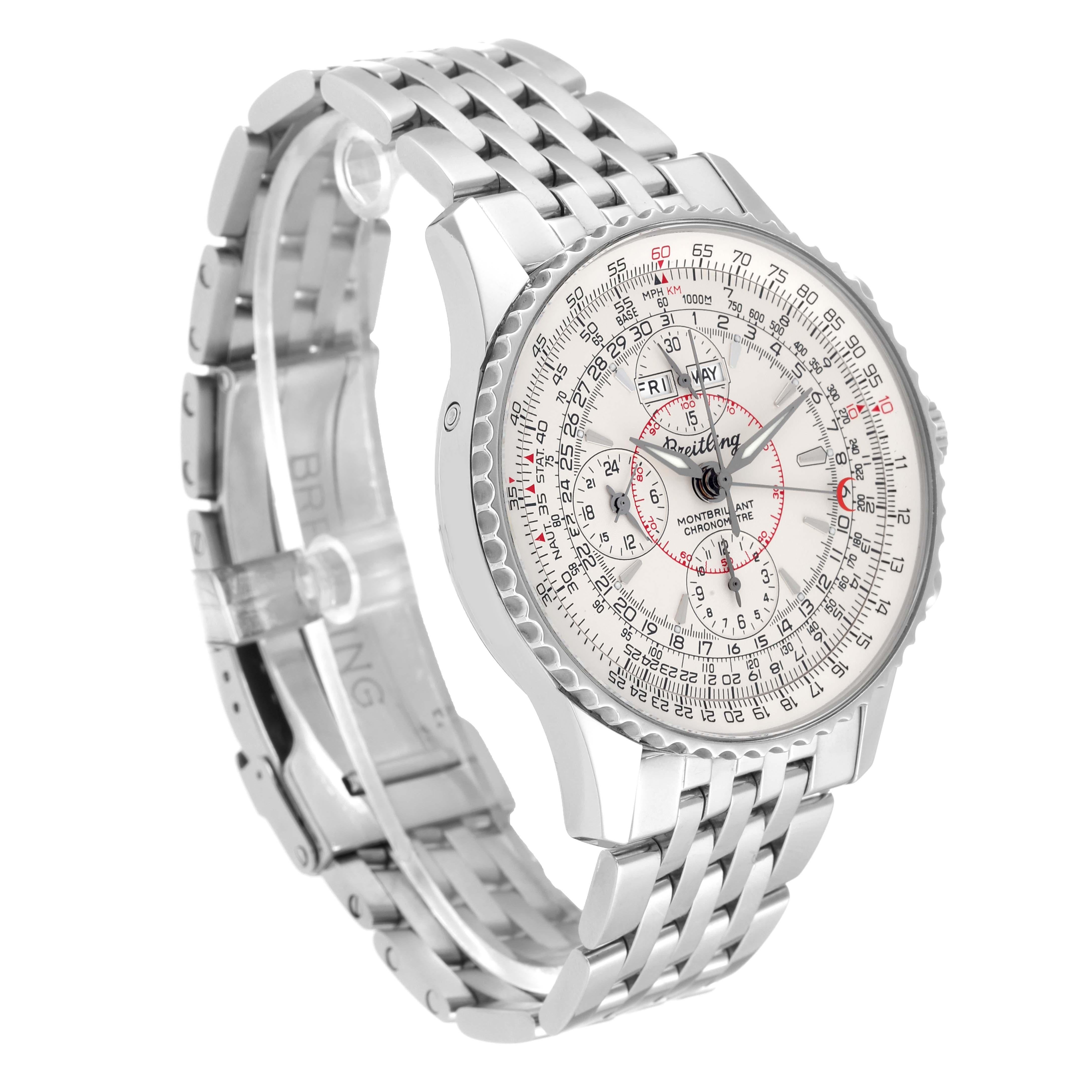 Breitling Navitimer Montbrillant Datora Steel Mens Watch A21330 Box Papers 1