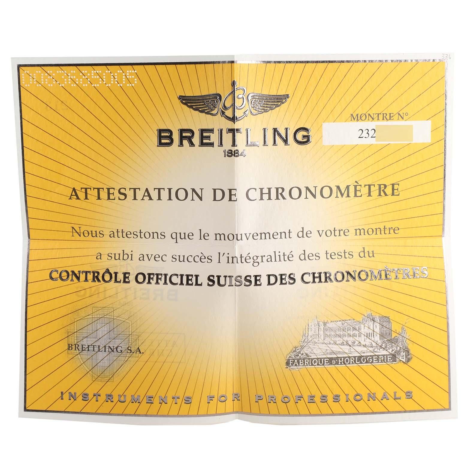 Breitling Navitimer Montbrillant Datora Steel Mens Watch A21330 Box Papers 5