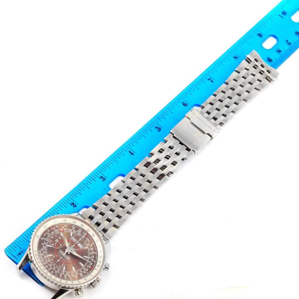 Breitling Navitimer Montbrillant Datora Steel Men's Watch A21330 For Sale 7