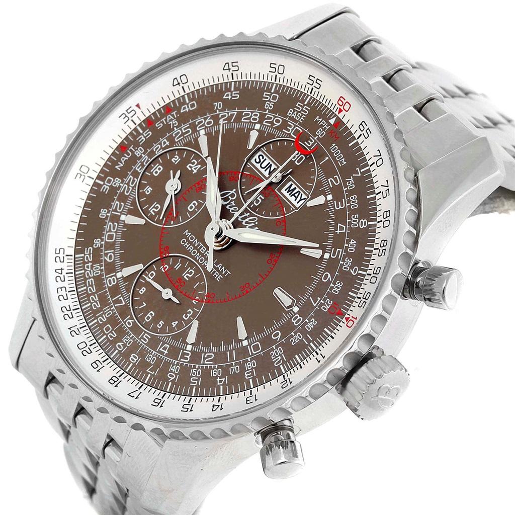 Breitling Navitimer Montbrillant Datora Steel Men's Watch A21330 For Sale 1