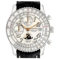 Used Breitling Navitimer Montbrillant Eclipse Moonphase Men's Watch A43030
