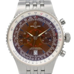 Breitling Navitimer Montbrillant Legende Steel Brown Dial Men's Watch A23340