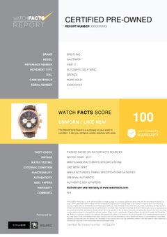 Breitling Navitimer RB0117, Bronze Dial, Certified and Warranty