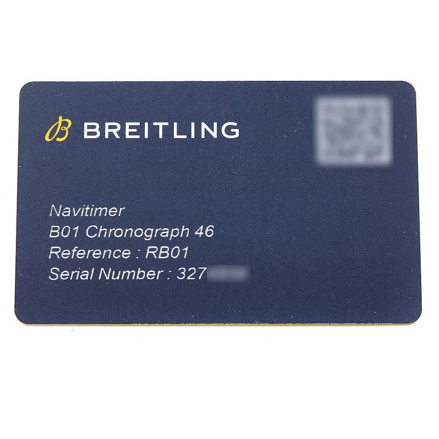 Breitling Navitimer Rose Gold Limited Edition Mens Watch RB0127 Unworn 3