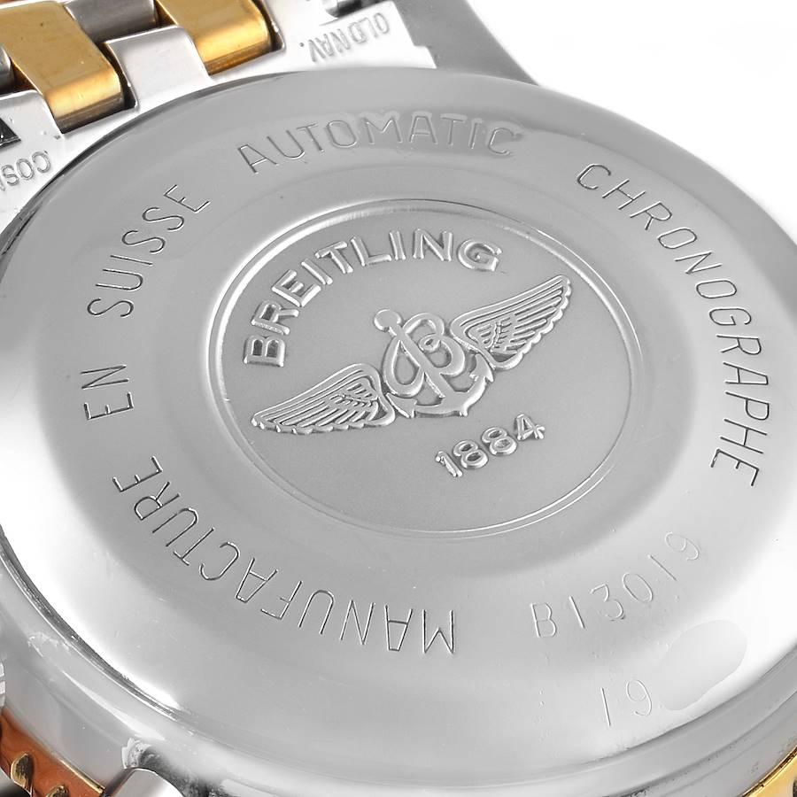 Breitling Navitimer Steel Yellow Gold Chronograph Mens Watch B13019 For Sale 1
