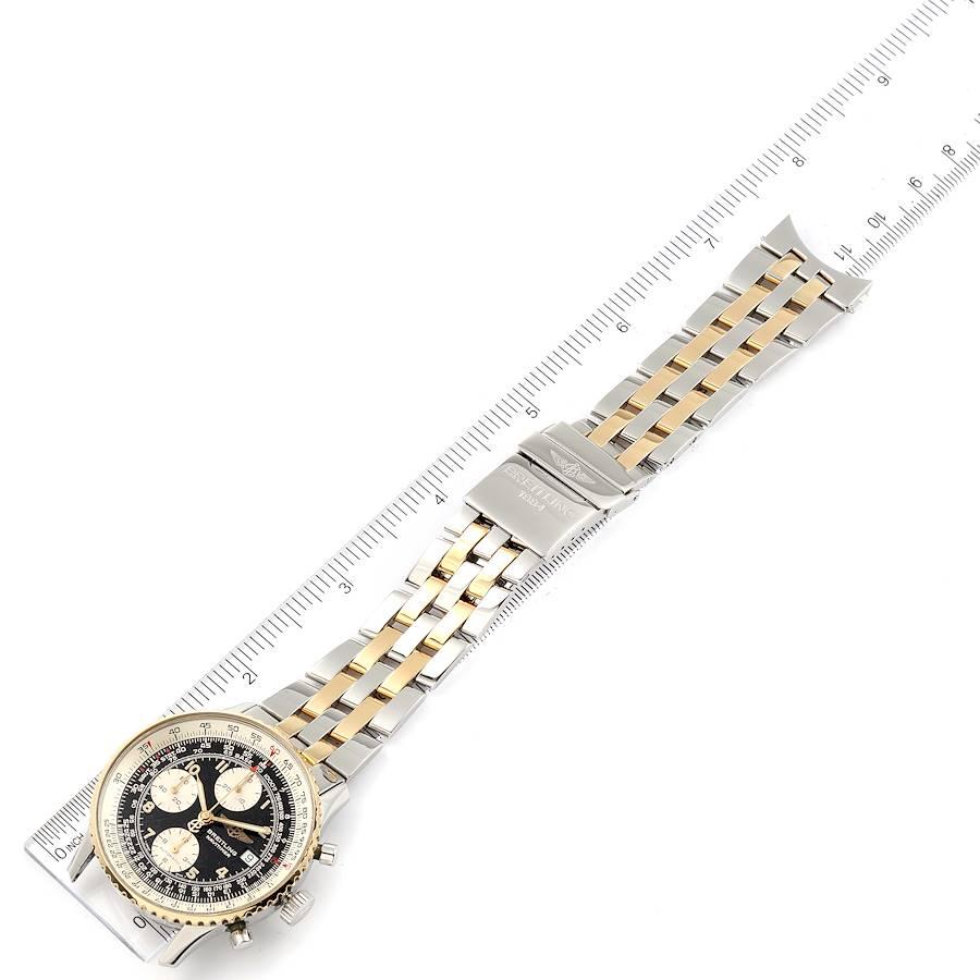 Breitling Navitimer Steel Yellow Gold Chronograph Mens Watch B13019 For Sale 3