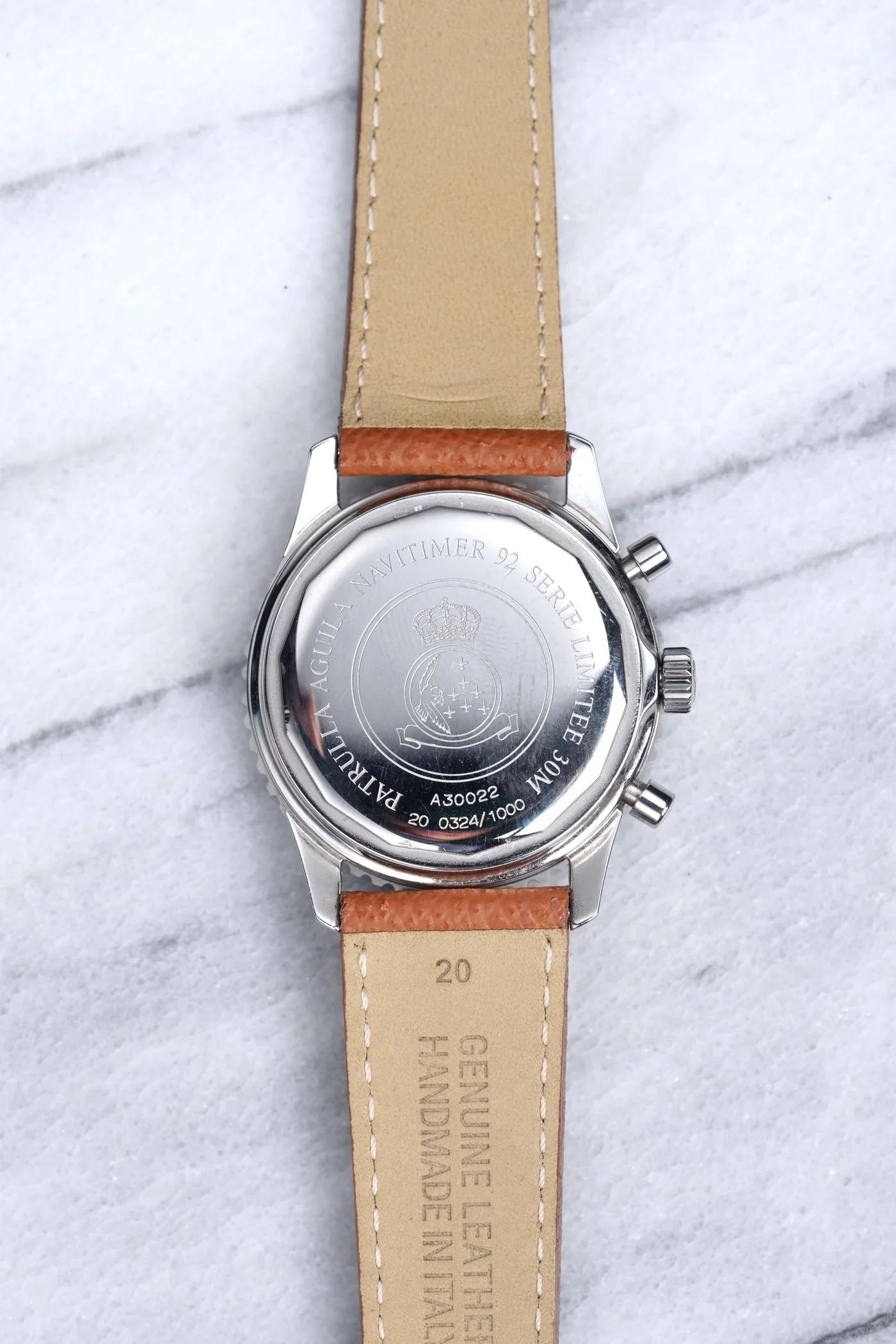De los hombres Reloj Breitling Navitimer, Edición limitada en acero inoxidable, 1992 en venta