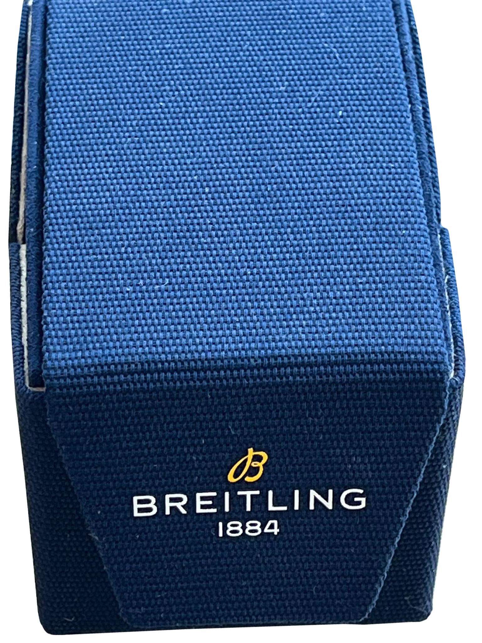 Breitling Navitimer World 46mm Chronograph Blue Dial Steel Band Men Watch A24322 For Sale 8