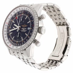 Breitling Navitimer World Chronograph GMT Automatic Stainless Steel Watch