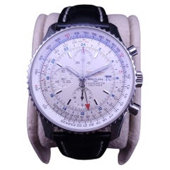 Breitling Navitimer World Automatic Herrenuhr, Edelstahl, 46 mm