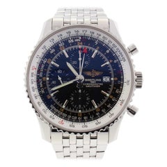 Breitling Navitimer World Chronograph GMT Automatic Stainless Steel Watch