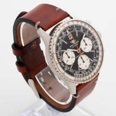 Breitling Navitimer Armbanduhr Ref 806, 41 mm Gehäuse, neues Riemen, frühes Beispiel 1967