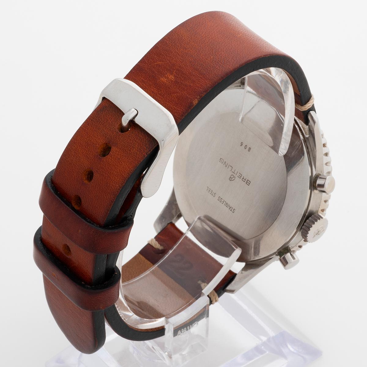 Montre-bracelet Breitling Navitimer réf. 806, boîtier 41 mm, bracelet neuf, exemple précoce 1967 Unisexe en vente