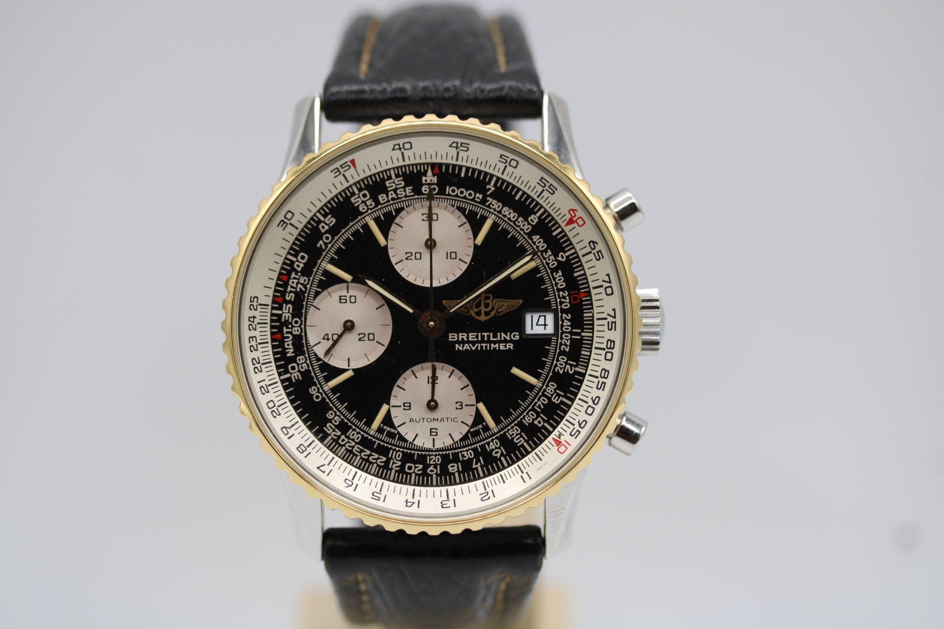 The Breitling Old Navitimer B13019 was produced in the 1990s, specifically between 1992 and 1998.

Try finding another Navitimer that run’s as good as a brand new one. A recent service on this Breitling Old Navitimer B13019. Exceptional condition