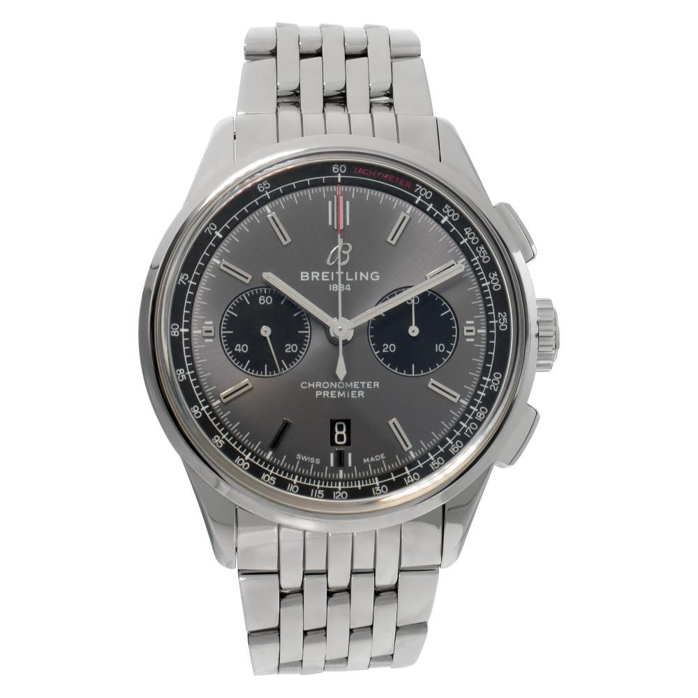 Breitling Premier ab0118221b1p1 Stainless Steel w/ dial 42mm Automatic watch For Sale