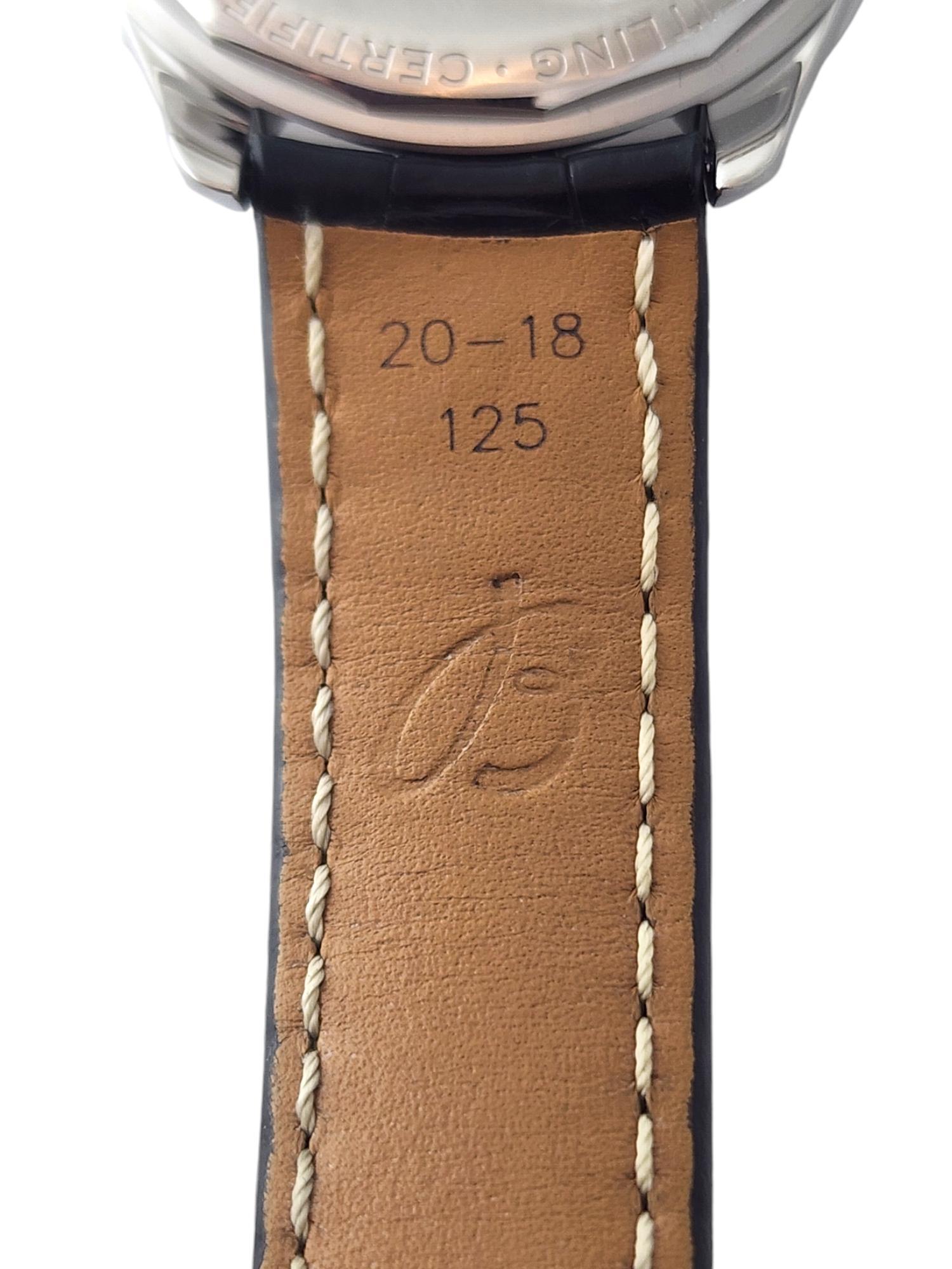 Montre homme Breitling Premier Automatic A37340 Black Dial #19094 en vente 8