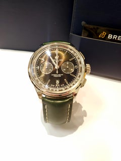 Breitling Premier B01 Chronograph 42 Bentley British Racing Green Watch New