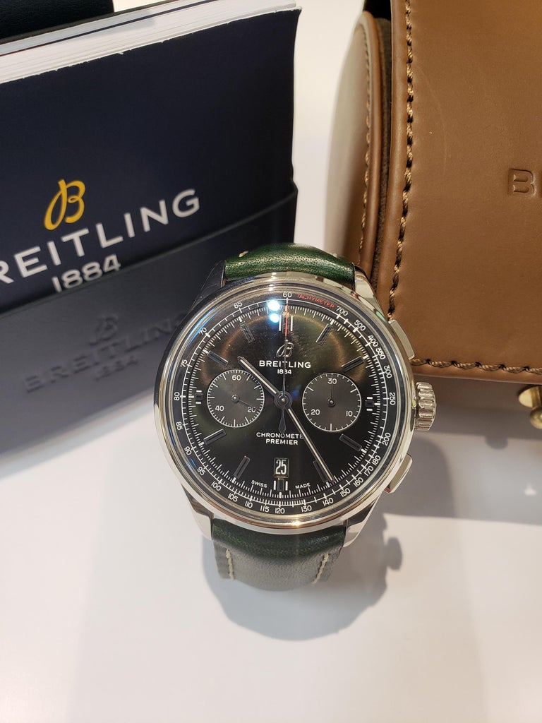 Breitling Premier B01 Chronograph 42 Bentley British Racing Green Watch