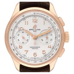 Breitling Premier B09 Chronographe 40 or rose pour hommes RB0930 Boîte Card