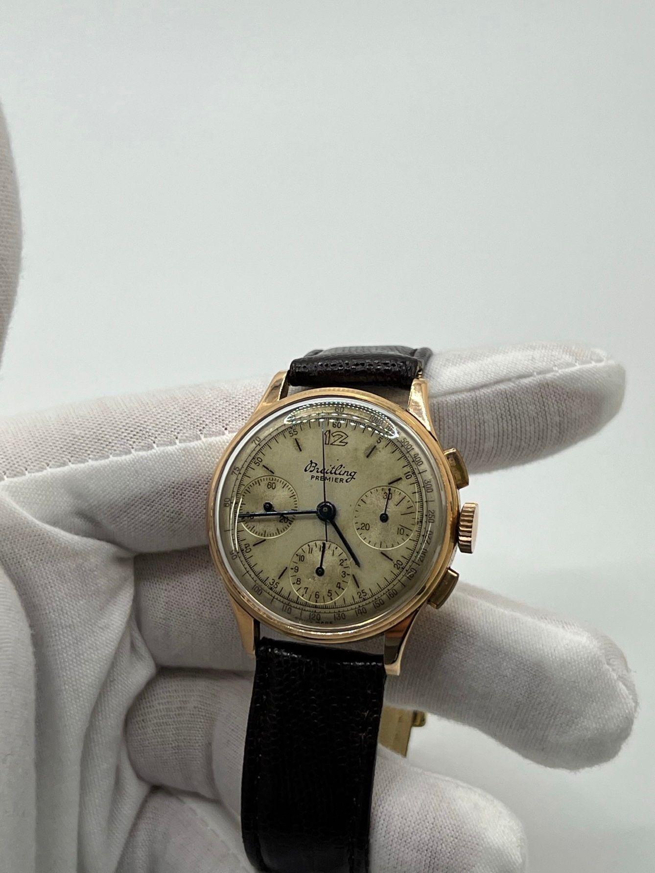 Breitling Premier Oro Rosa Art Decó en venta
