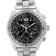 Breitling Professional B2 Steel Chronograph Black Dial Men Watch A42362
