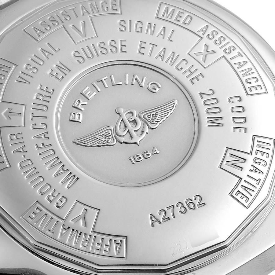 Breitling Professional Skyracer Silber Zifferblatt Stahl Herrenuhr A27362 Papiere im Angebot 4