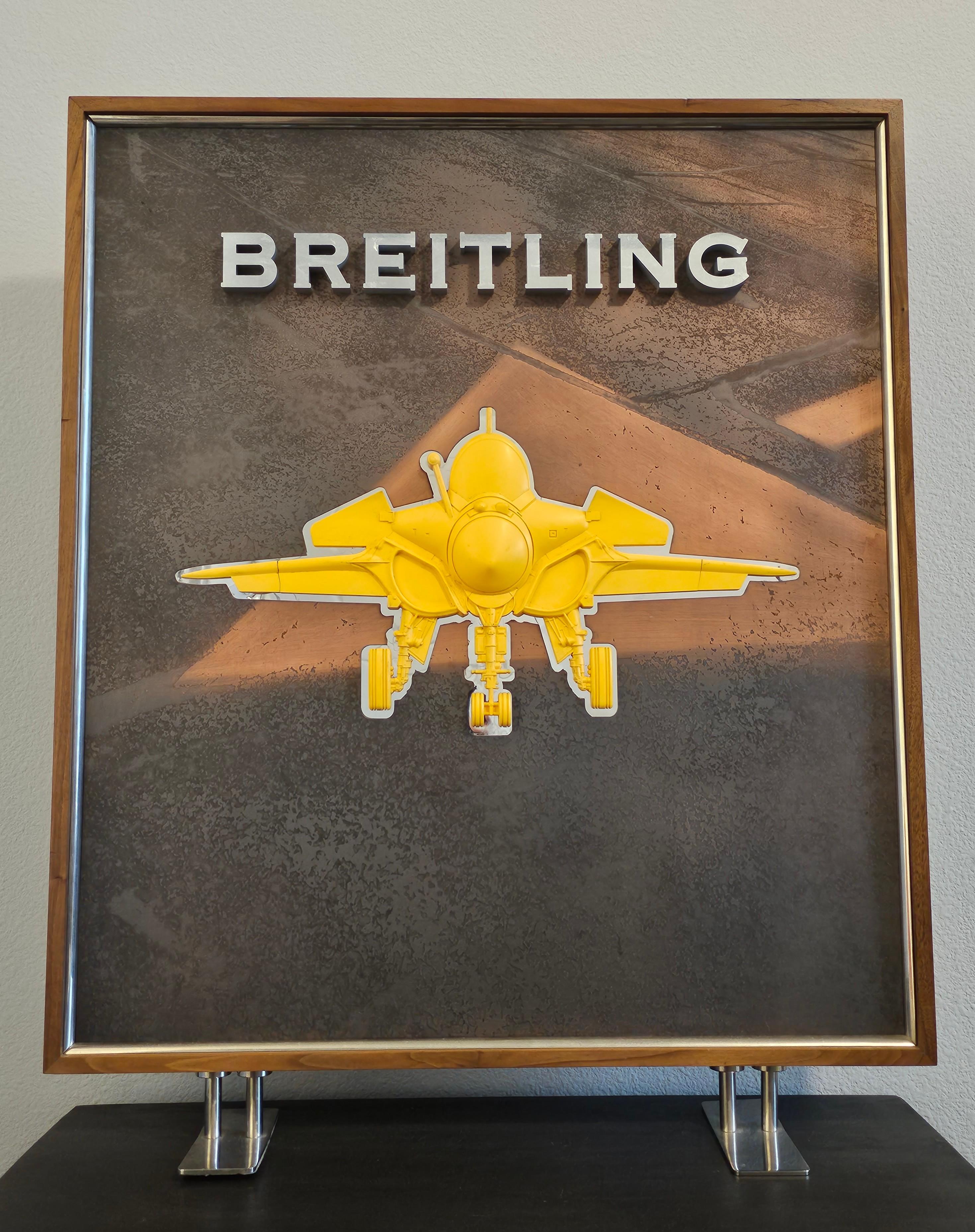 Breitling Retail Store Display Advertising Sign  For Sale 5