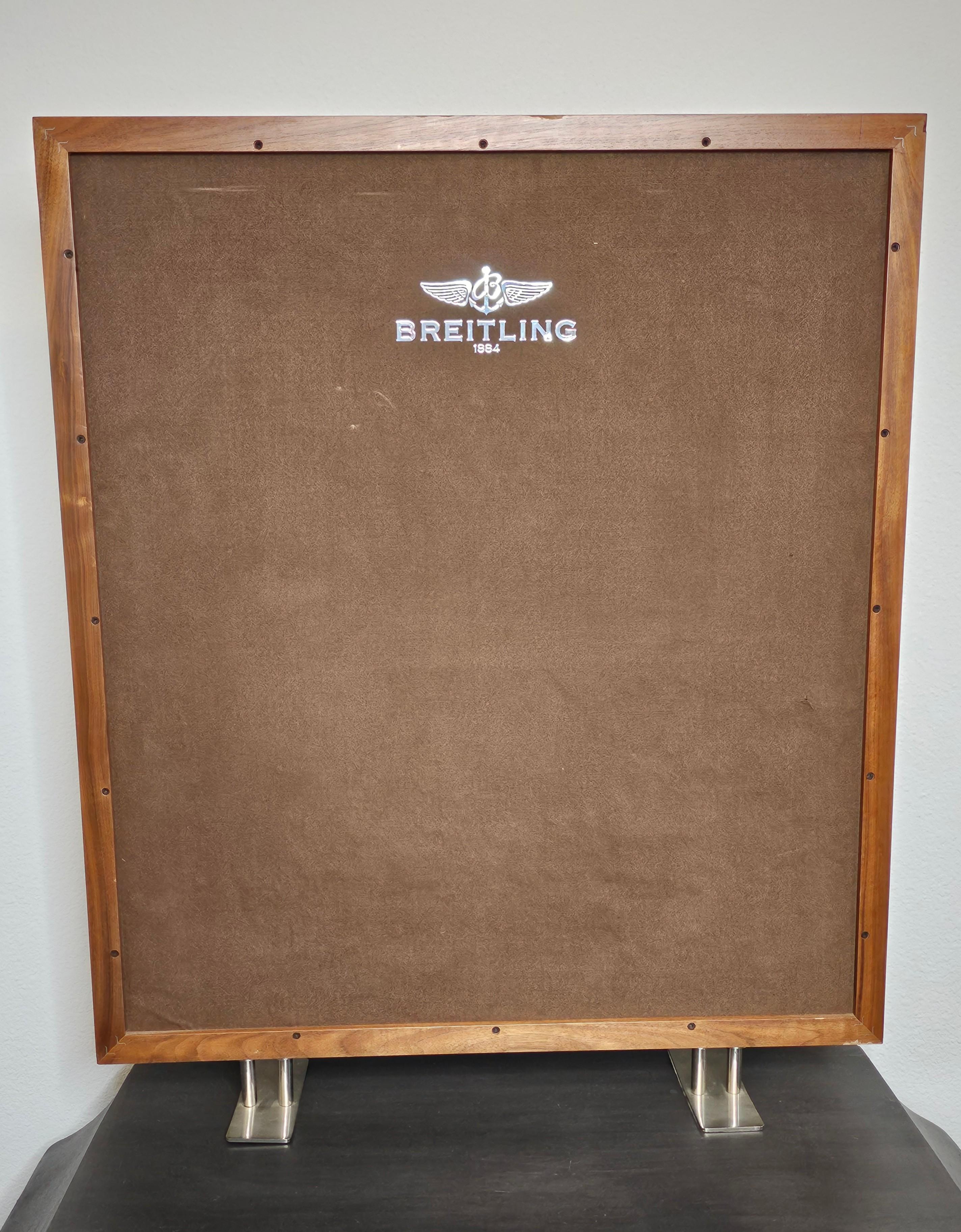 Breitling Retail Store Display Advertising Sign  For Sale 9