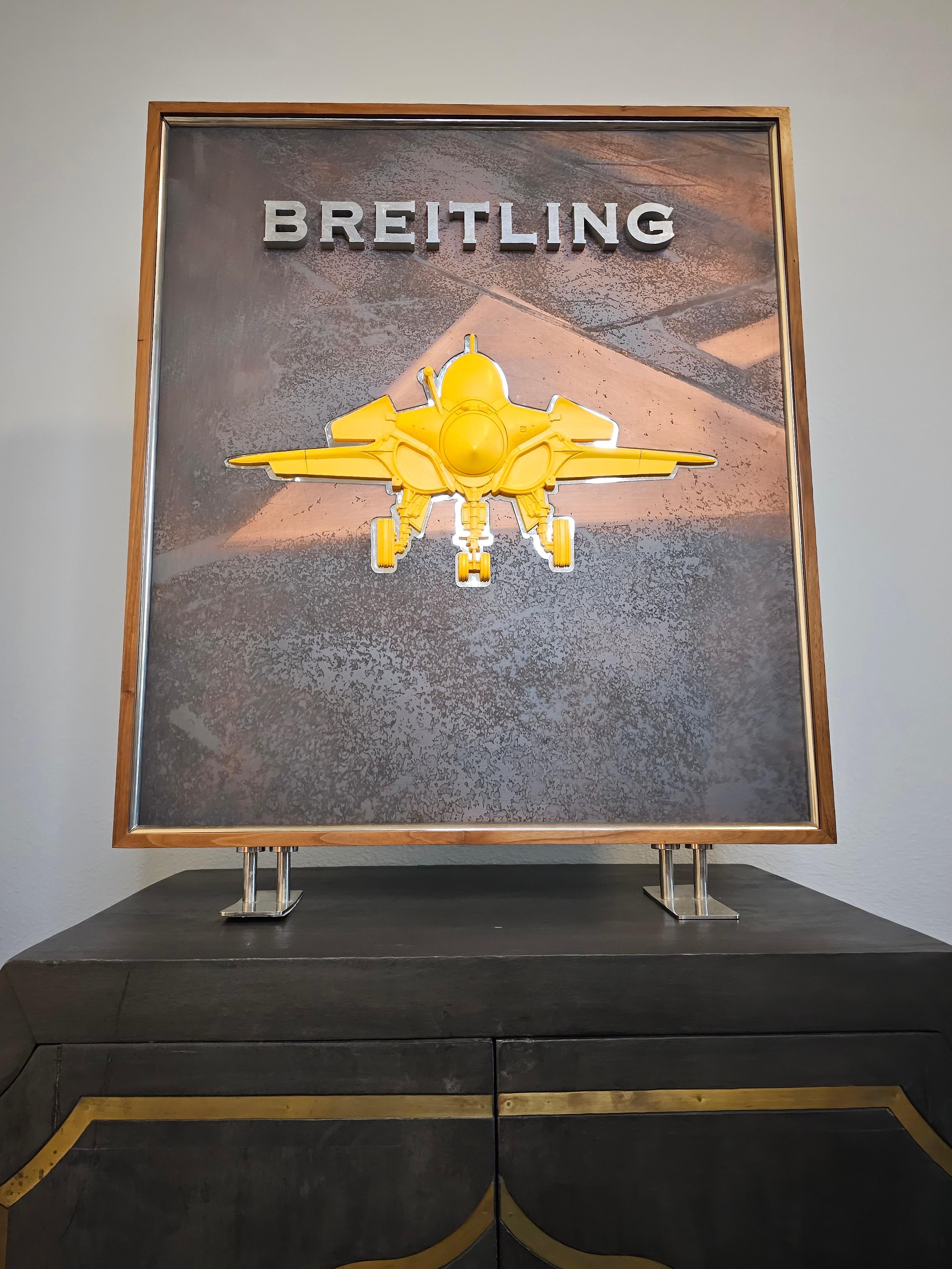 Breitling Retail Store Display Advertising Sign  For Sale 11