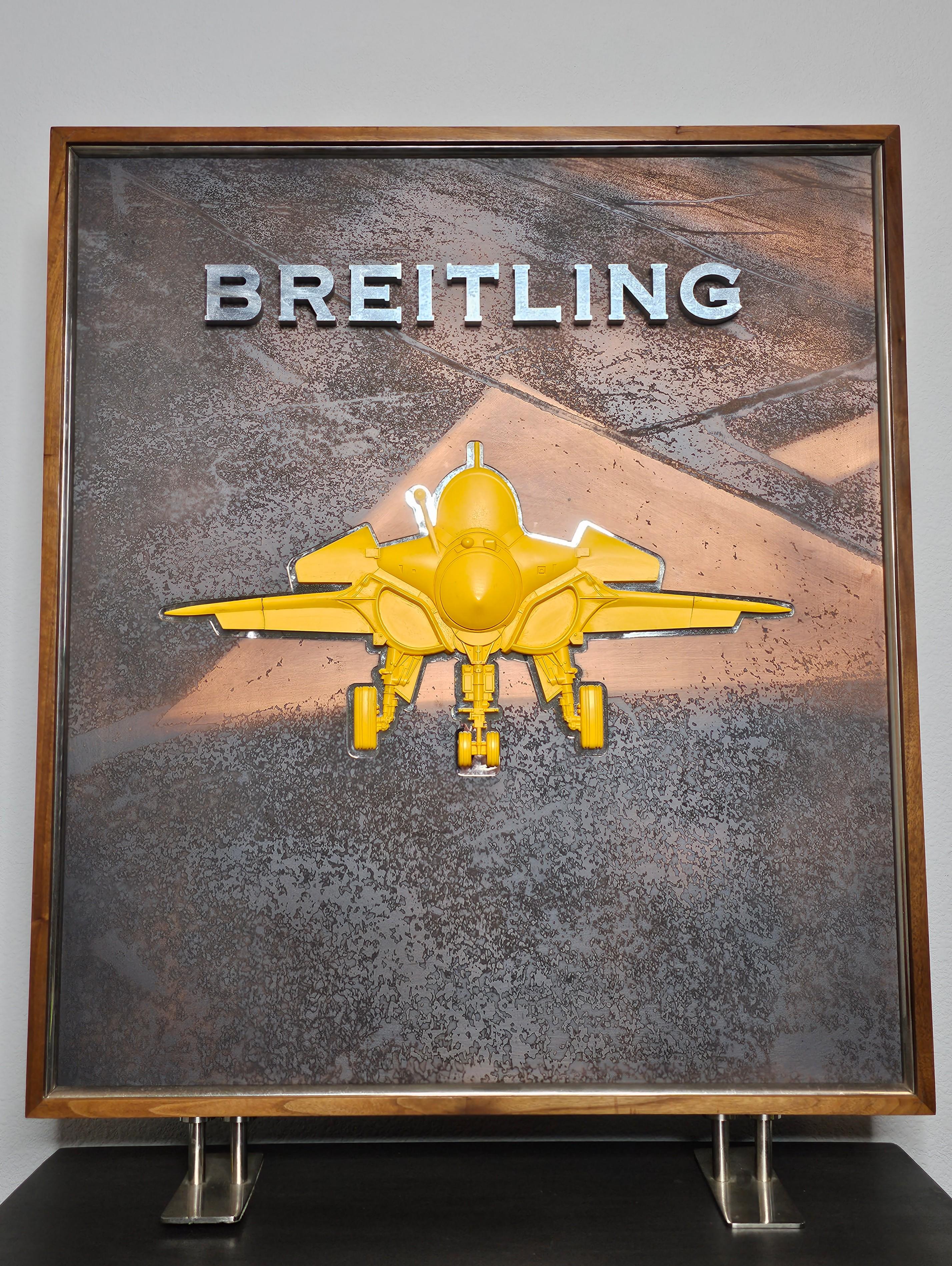 Breitling Retail Store Display Advertising Sign  For Sale 12