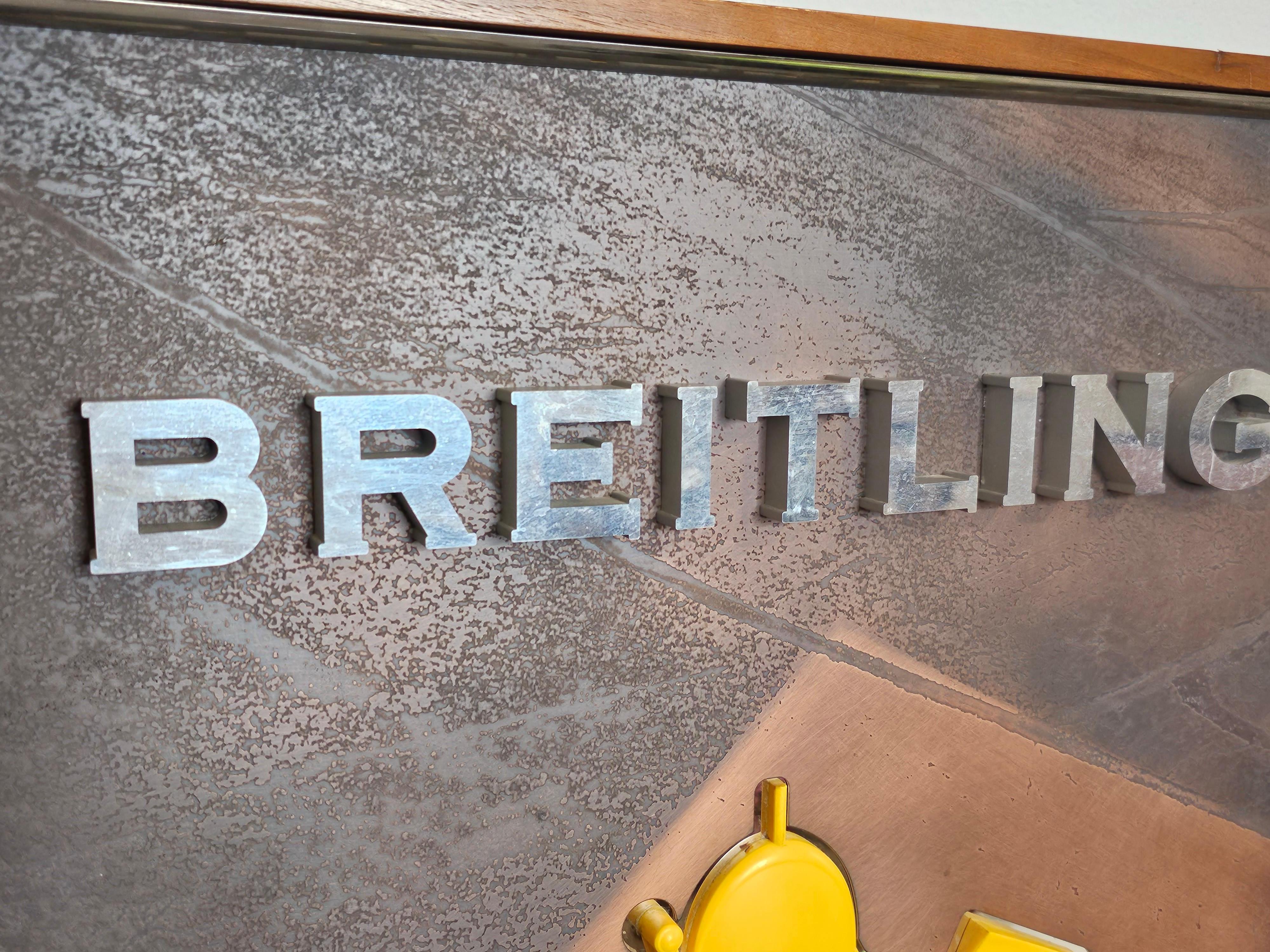 Breitling Retail Store Display Advertising Sign  For Sale 1