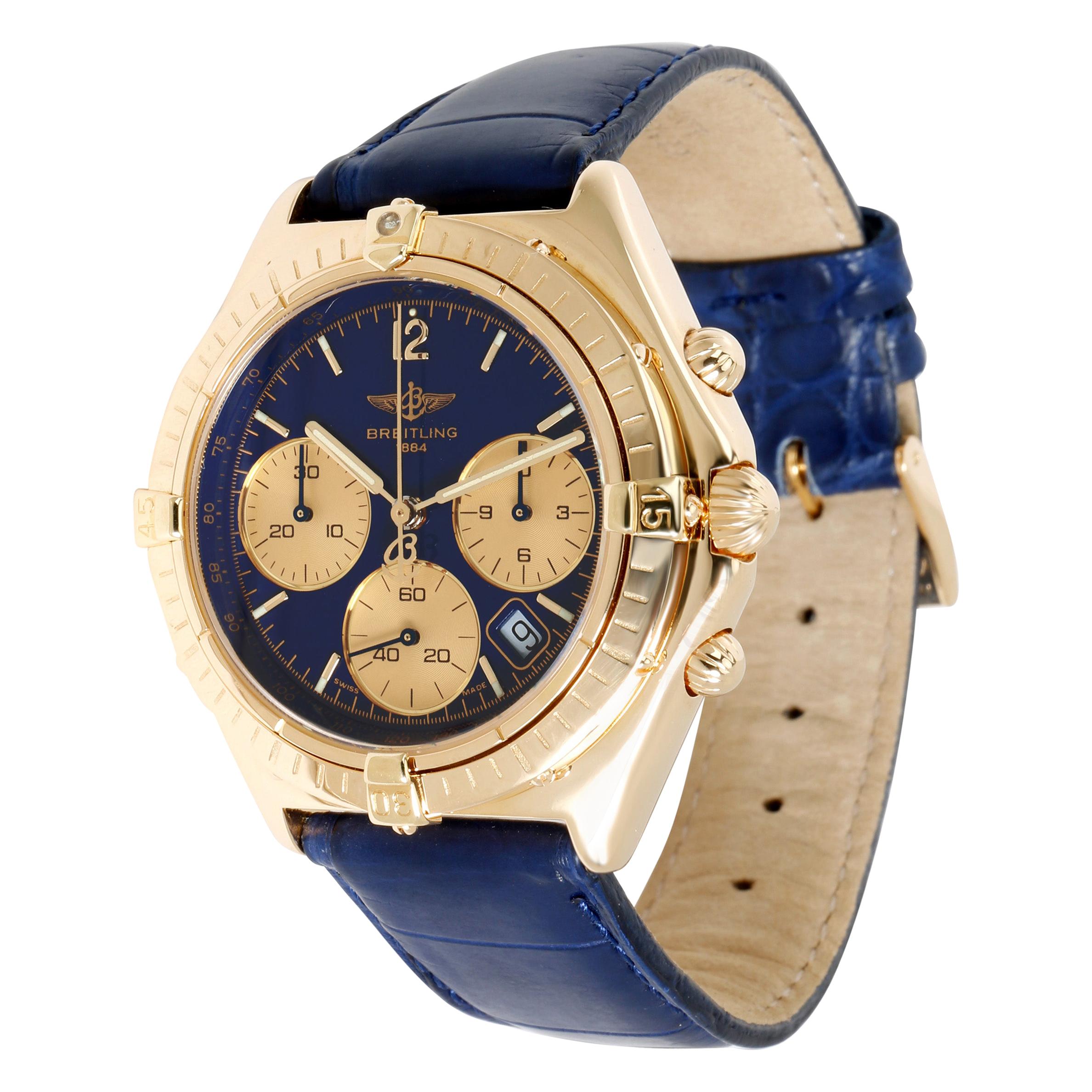 Breitling Sextant K55046 Unisex Watch in 18 Karat Yellow Gold