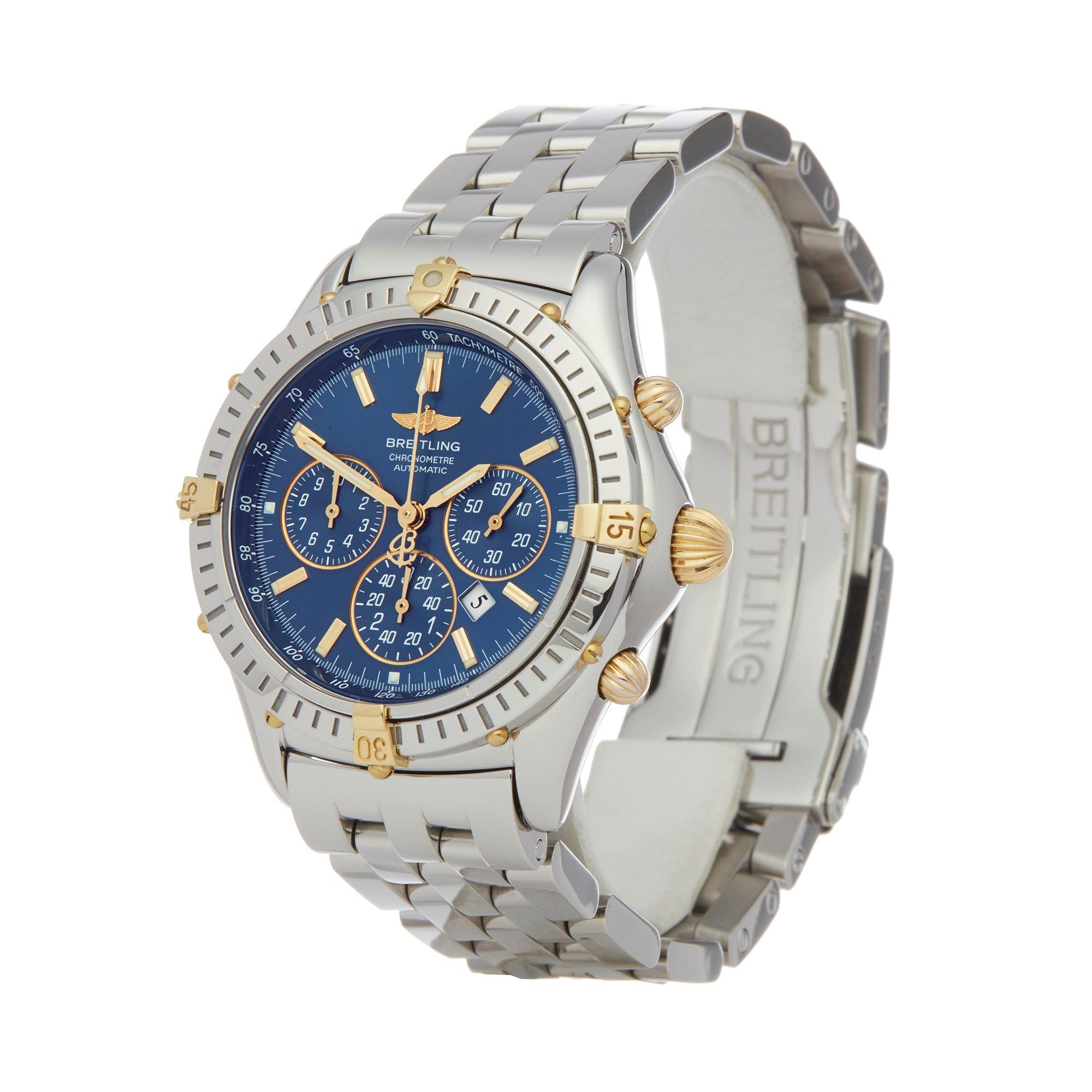 Xupes Reference: COM002604
Manufacturer: Breitling
Model: Shadow Flyback
Model Variant: 0
Model Number: B35312
Age: 2000
Gender: Men
Complete With: Box & Manuals Only
Dial: Blue with Gold Baton Markers
Glass: Sapphire Crystal
Case Material: