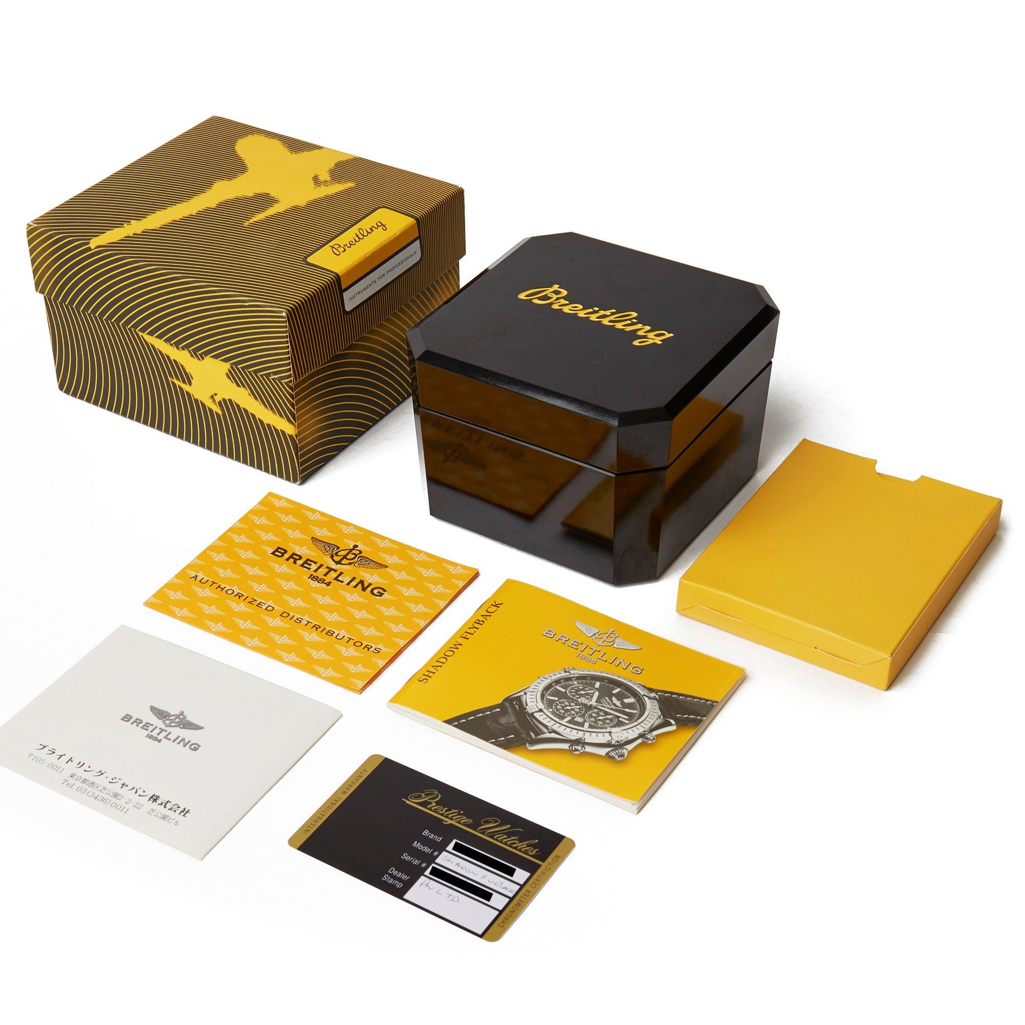 Breitling Shadow Flyback 0 B35312 Cronógrafo Hombre Acero y Oro Amarillo 3