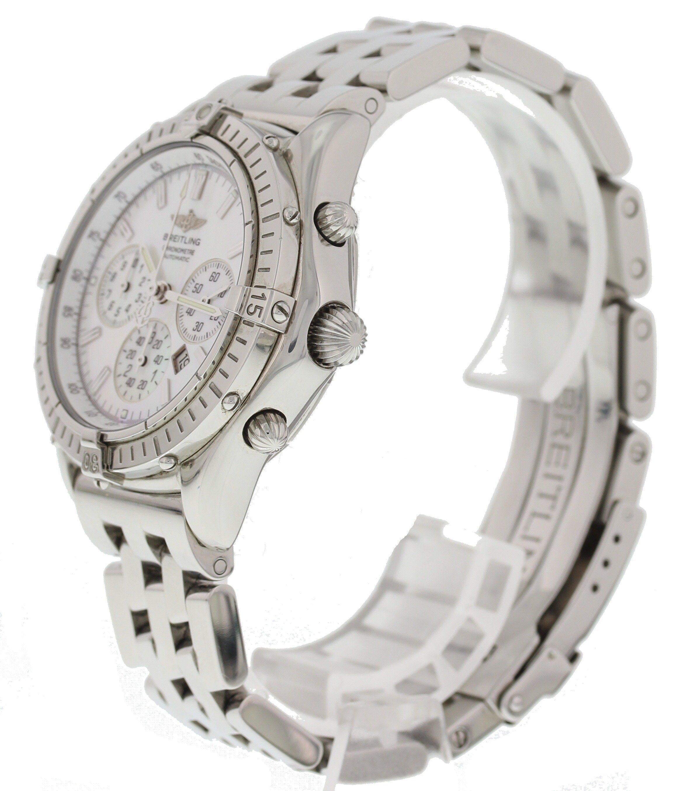 Flyback Chronograph Automatik „Flyback“ von Breitling Shadows, A35312 für Damen oder Herren