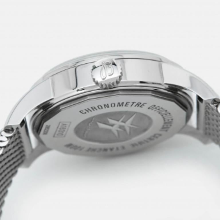 Breitling Silver Transocean in acciaio inossidabile A1631012/G781 Orologio da polso da uomo 38 mm In condizioni ottime in vendita a Dubai, Al Qouz 2