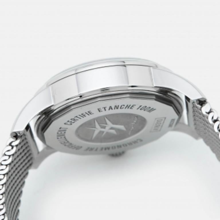 Uomo Breitling Silver Transocean in acciaio inossidabile A1631012/G781 Orologio da polso da uomo 38 mm in vendita