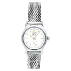 Reloj de pulsera Breitling Transocean de acero inoxidable plateado A1631012/G781 para hombre 38 mm
