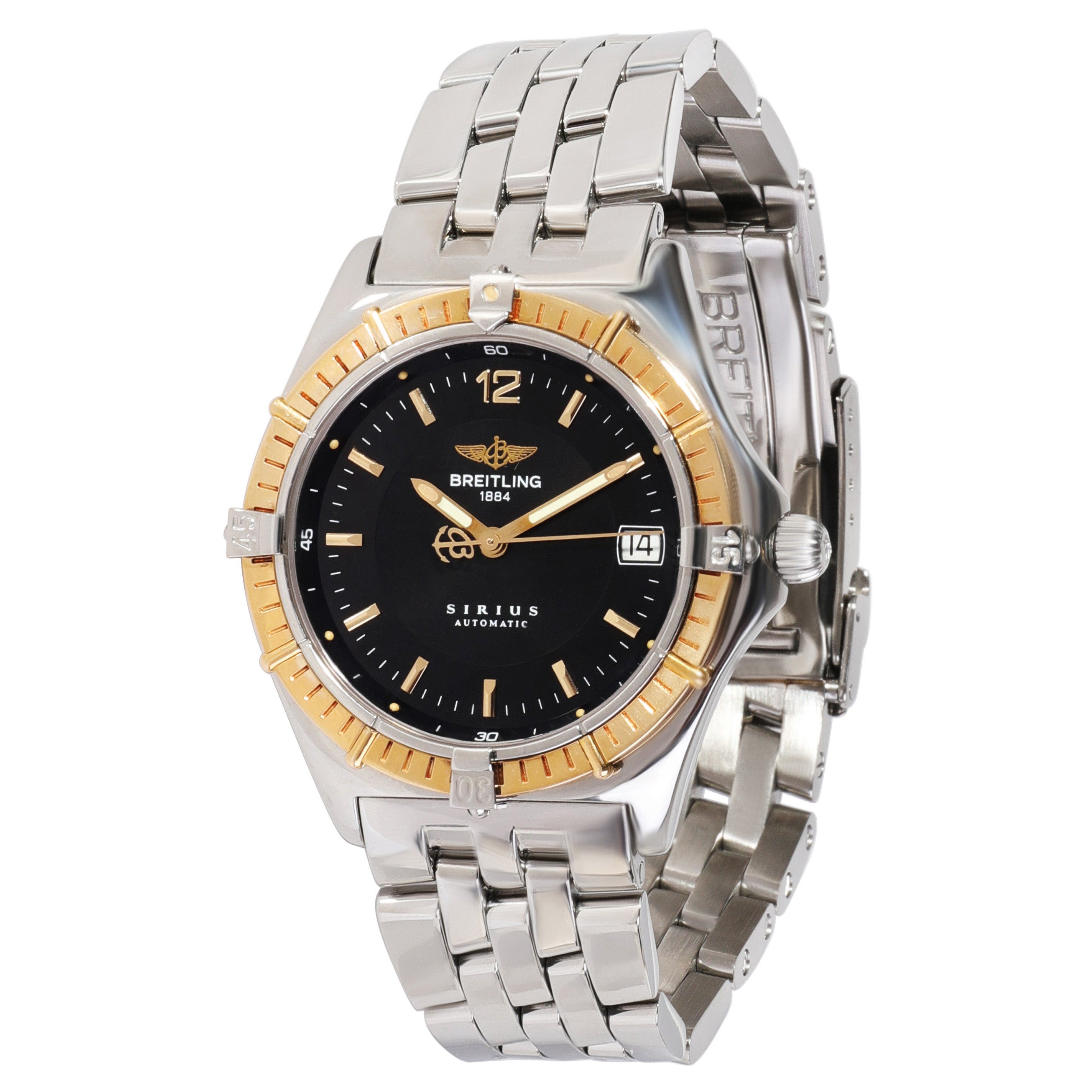 Breitling Sirius D10071 Herrenuhr aus 18 Edelstahl/Gelbgold
