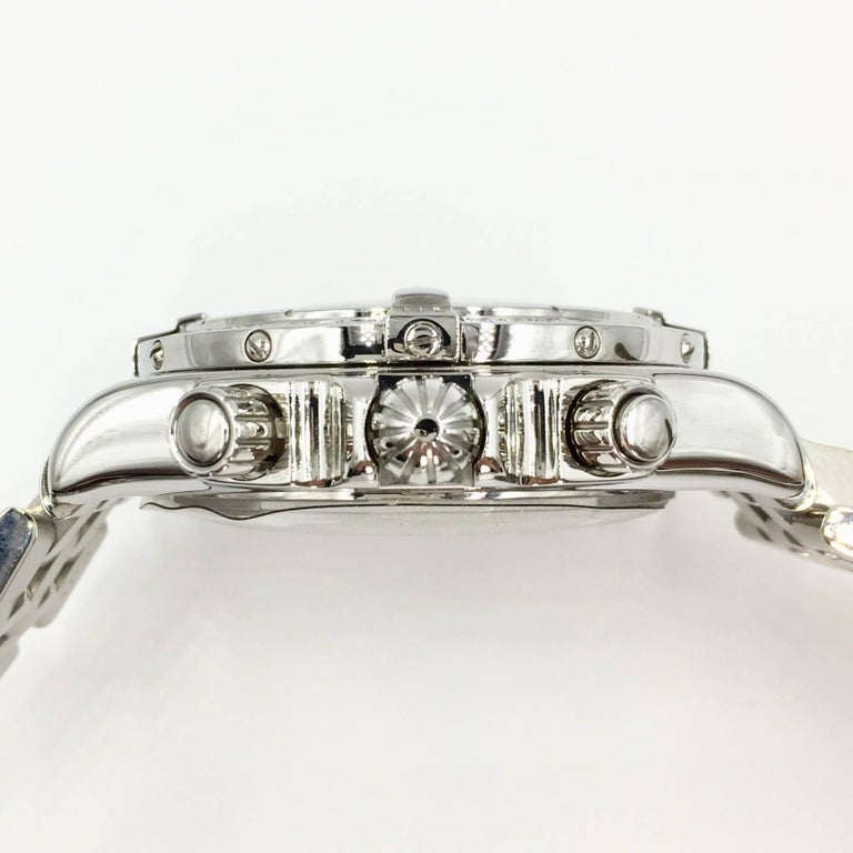 Breitling Stainless Mother-of-Pearl Diamond Evolution Chronometre ...