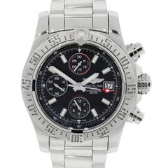 Breitling Stainless Steel Avenger II Chronomat GMT Ltd Ed Automatic Wristwatch