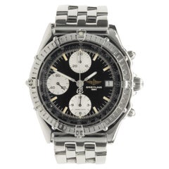 Chronomat aus Edelstahl mit schwarzem Vogel aus der Sonderserie von Breitling